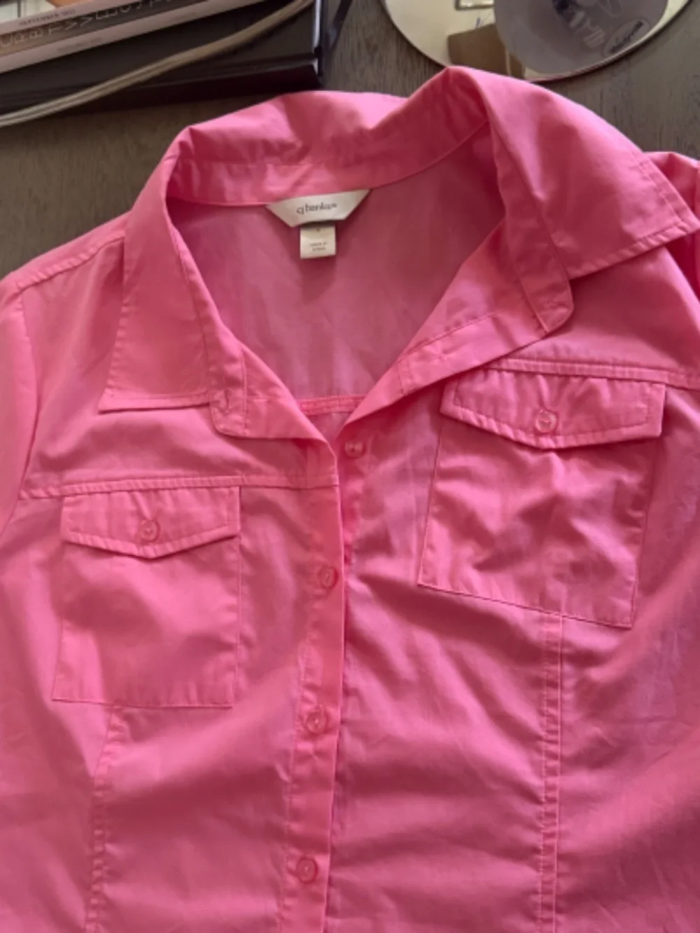 Spring short sleeve blouse